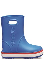Crocs Blue Crocband Waterproof Rain Boots Pull-On Wellies - Image 1 of 4