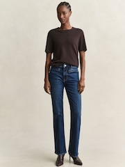 GANT Flared Fit Monogram cins - 7şəkildən 3 şəkil