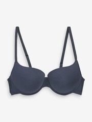Navy Blue/White Push Up Triple Boost Modal Bras 2 Pack - Image 1 of 6