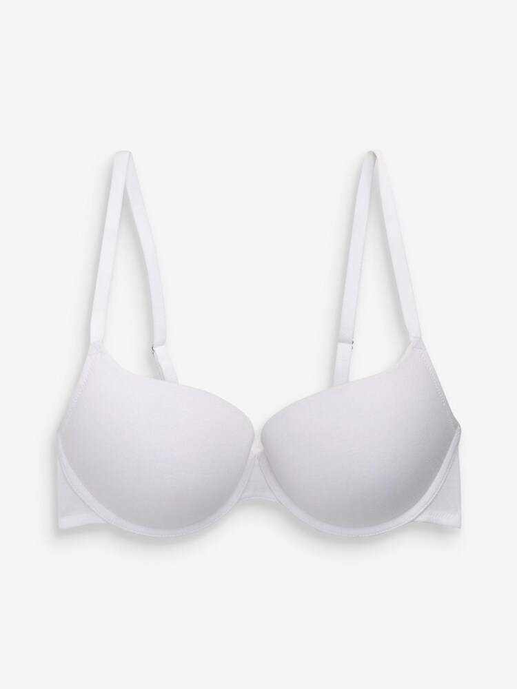 Navy Blue/White Push Up Triple Boost Modal Bras 2 Pack - Image 2 of 6
