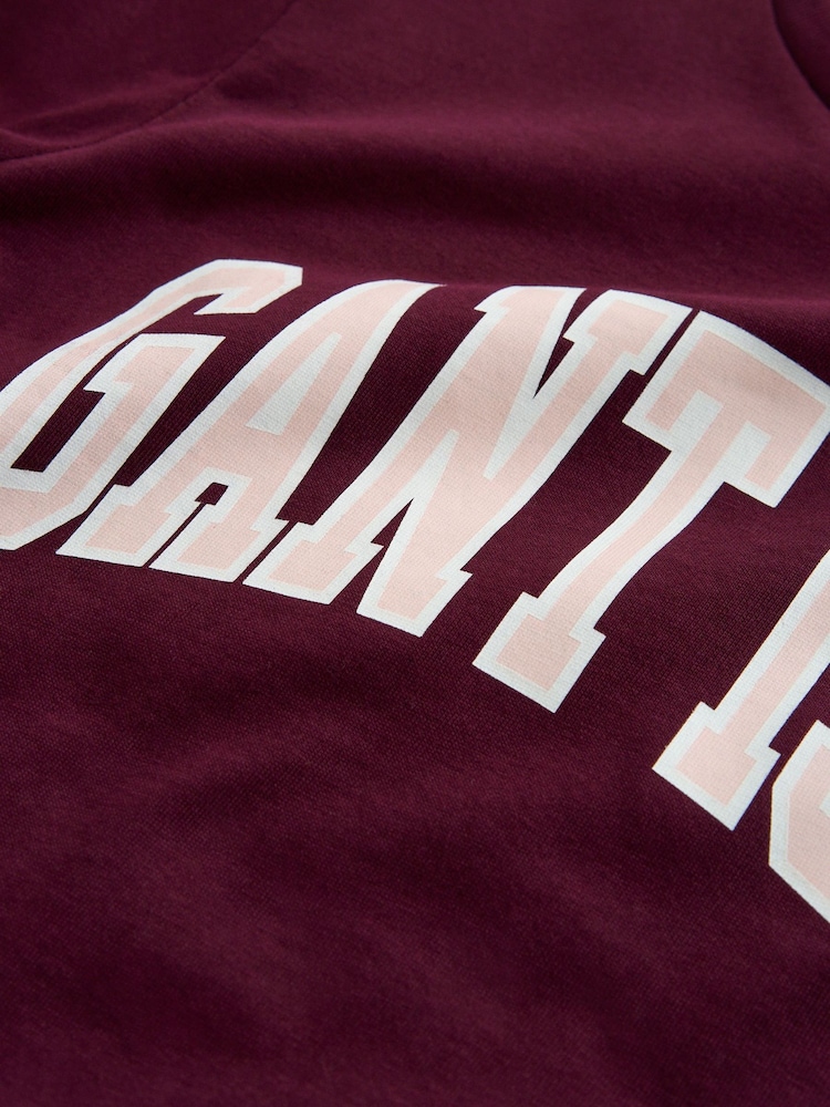 GANT Red Collegiate Logo Graphic T-Shirt - Image 2 of 2