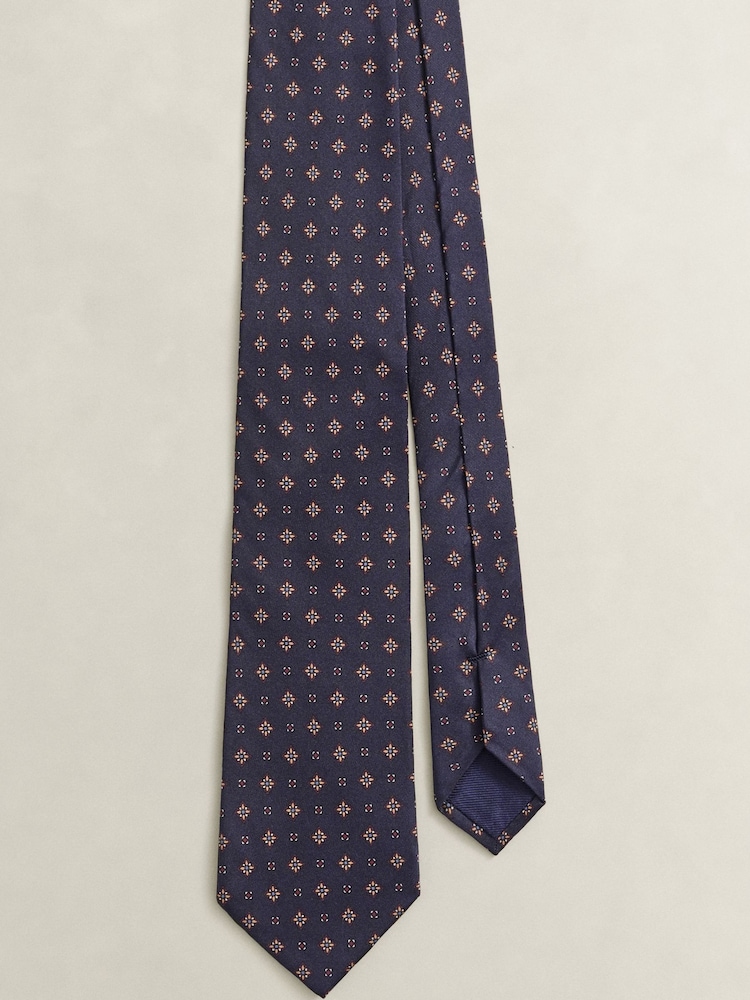 GANT Blue Foulard Silk Tie - Image 2 of 2 GANT Blue Foulard Silk Tie - Image 2 of 2
