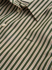 GANT Green Regular Fit Stripe Poplin Shirt - Image 3 of 3