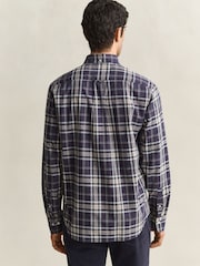 Niebieski - GANT Regular Fit Poplin Check Shirt - Obraz 4 z 7