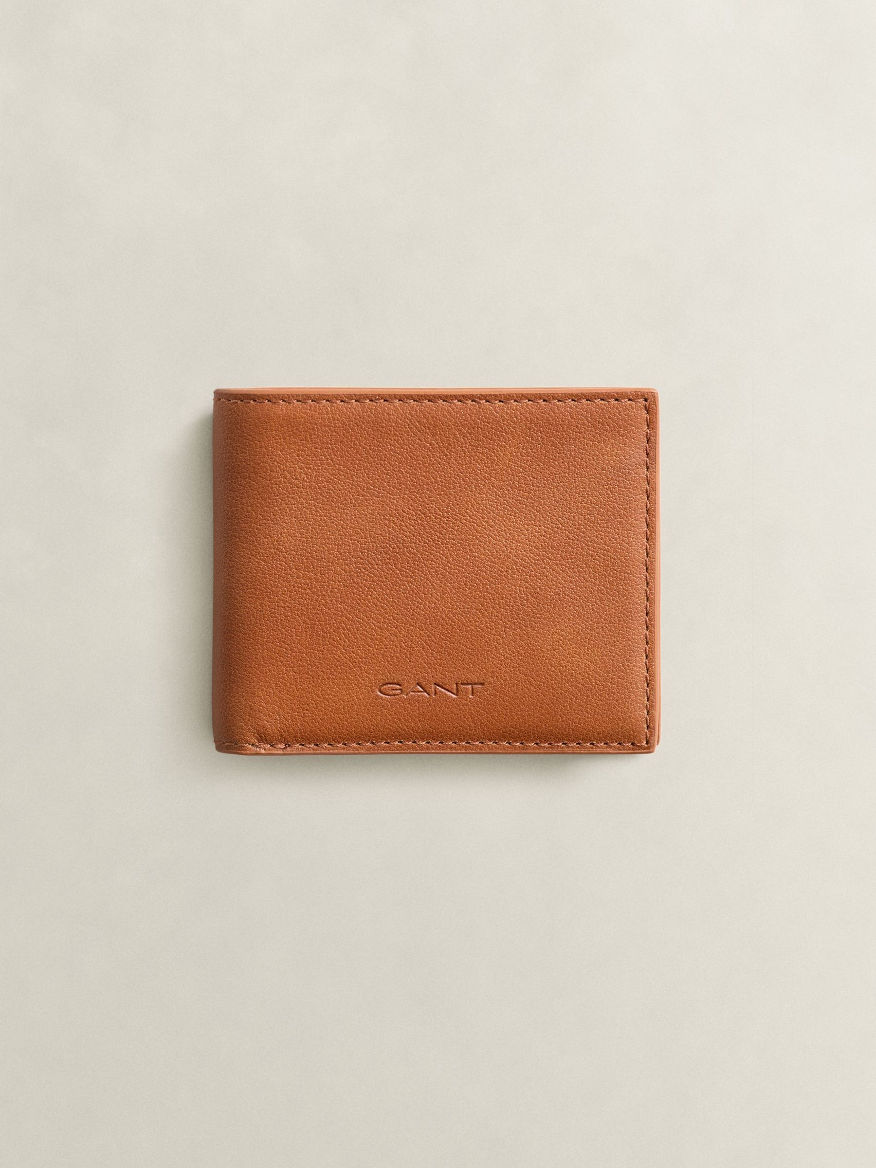 Buy GANT Brown Leather Bifold Wallet from Next Belgium