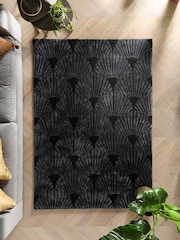 Swoon Charcoal Grey Charleston Rug - Image 1 of 5