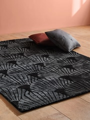 Swoon Charcoal Grey Charleston Rug - Image 3 of 5
