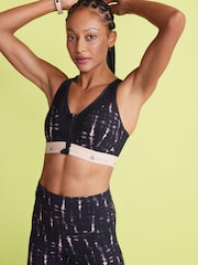 С рисунком - Active Sports High Impact Dry Tech Zip Front Bra B-GG - Изображение 1 из 3