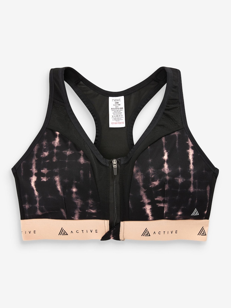 potisk; vzorec - Nedrček z zadrgo spredaj B-GG Active Sports High Impact Dry Tech - Slika 2 iz 3 potisk; vzorec - Nedrček z zadrgo spredaj B-GG Active Sports High Impact Dry Tech - Slika 2 iz 3
