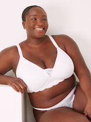 White DD+ Light pad Non Wire Lounge Bra - Image 2 of 6