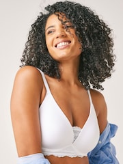 White DD+ Light pad Non Wire Lounge Bra - Image 5 of 6