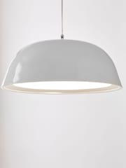Jasper Conran London White Domed Pendant With Diffuser - Image 3 of 6