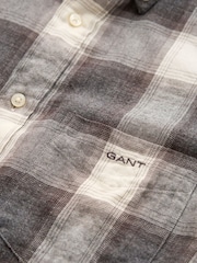 Grau - GANT Flanell Karohemd in Regular Fit - Bild 2 von 2