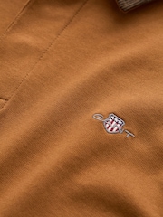 GANT Corduroy Collar Rugby Shirt - 4суретінің 4 суреті