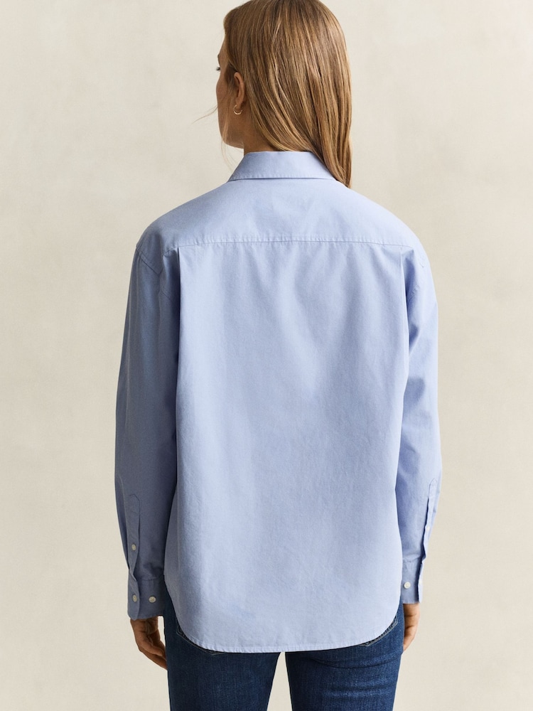 GANT Script Logo Poplin Shirt - Bild 2 von 6 GANT Script Logo Poplin Shirt - Bild 2 von 6