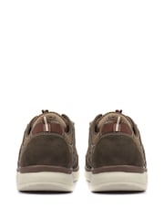 Pavers Brown Mens Wide Fit Lace-Up Trainers - Image 3 of 5