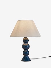 Jasper Conran London Blue Sphere Ceramic Table Lamp - Image 5 of 5