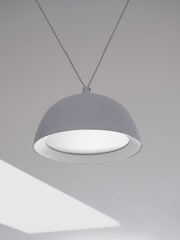 Jasper Conran London White 3 Light Domed Pendant With Diffuser - Image 5 of 5