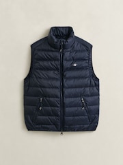 Modrá - GANT Lightweight Down Gilet - Obrázek 7 z 8