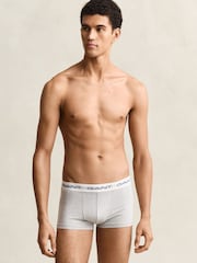GANT Black/White/Grey Stretch Cotton Boxers 3 Pack - Image 2 of 4