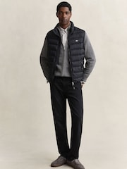GANT Grey Zip Through Knit Cardigan - Image 4 of 5