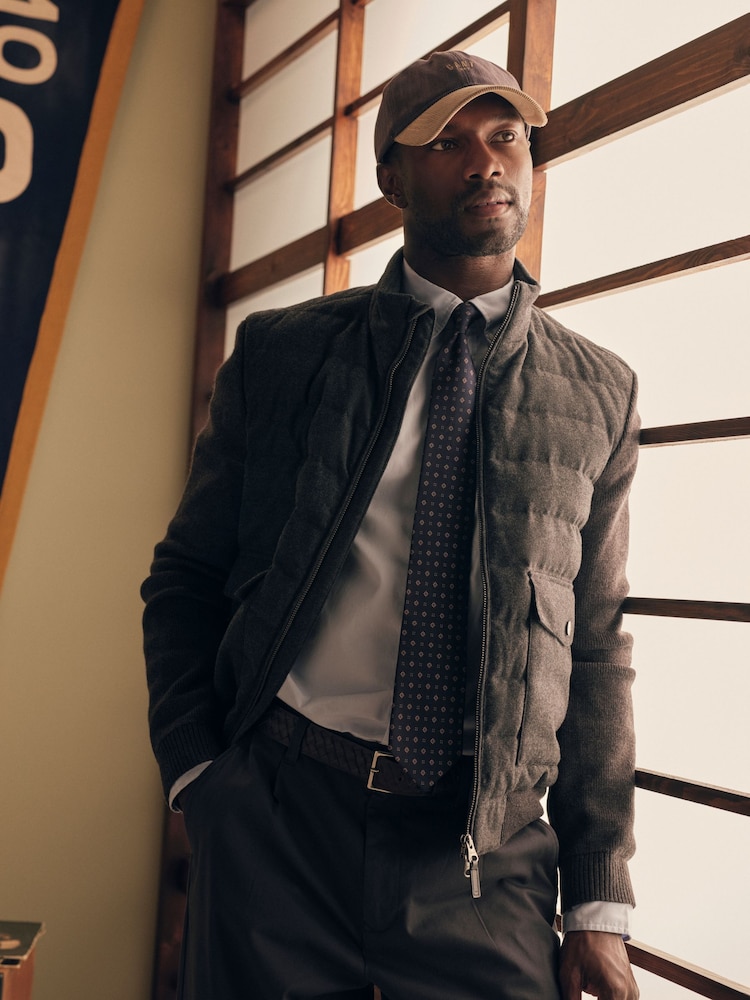 GANT Wool Blend Hybrid Funnel Jacket - Image 1 sur 8 GANT Wool Blend Hybrid Funnel Jacket - Image 1 sur 8