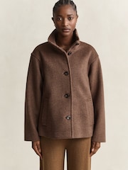 GANT Wool Blend Funnel Neck Jacket - 7суретінің 1 суреті