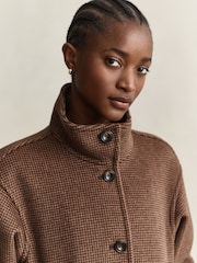 GANT Wool Blend Funnel Neck Jacket - 7суретінің 4 суреті