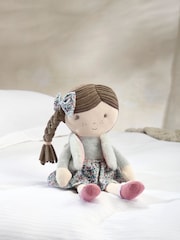 Mamas & Papas Grey Always Love You Soft Toy Bella Rag Doll - Image 2 of 5