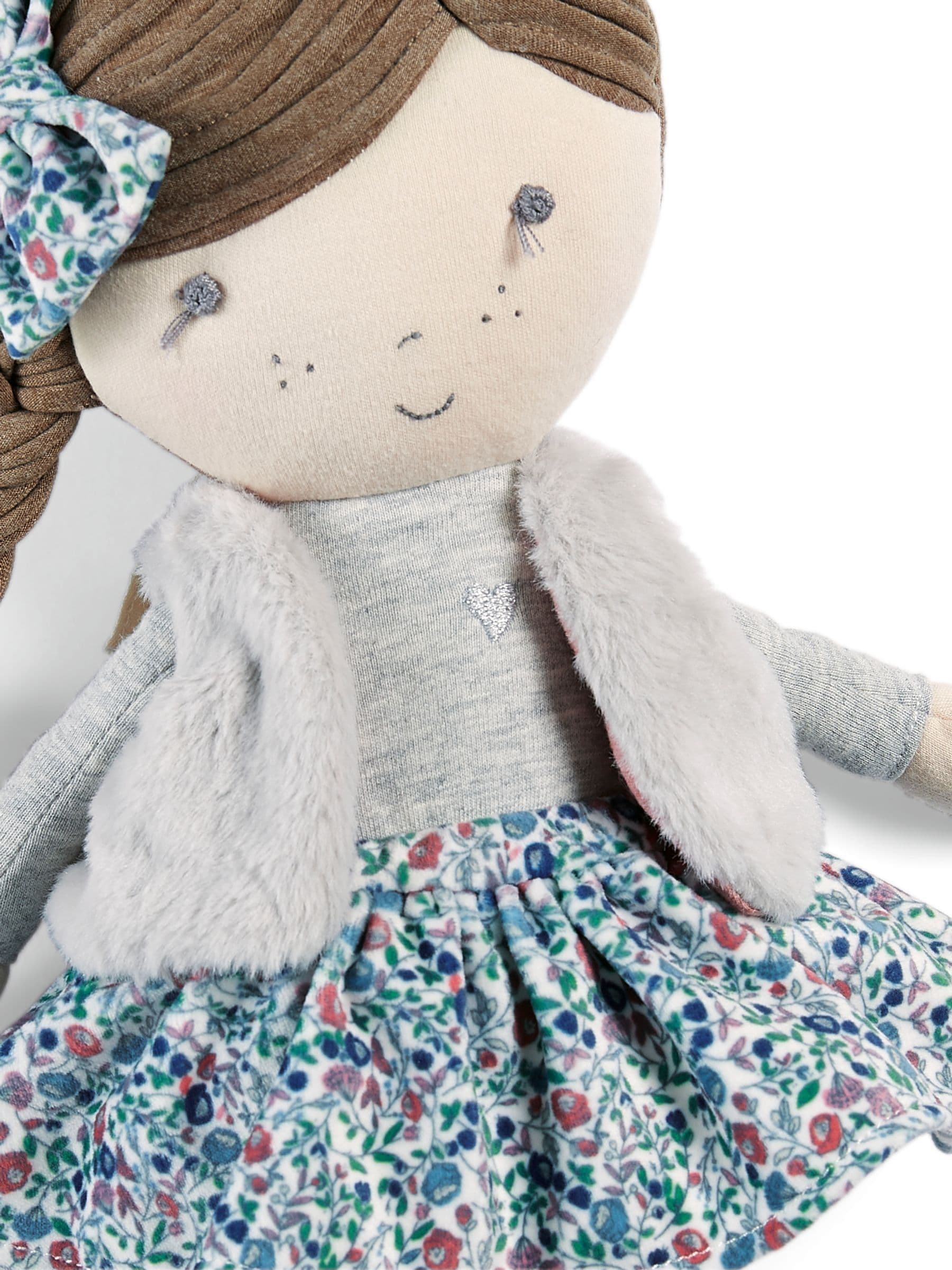 Buy Mamas Papas Grey Always Love You Soft Toy Bella Rag Doll from Next Ireland
