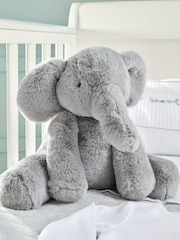 Mamas & Papas Grey Welcome to the World Soft Elephant Toy - Image 1 of 3
