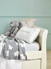 Mamas & Papas WTTW Grey Elephant Kids Knitted Blanket - Image 1 of 6