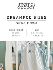 Mamas & Papas 2 Pack WTTW Grey Elephant Born To Be Wild 100% Cotton 2.5 Tog Sleep Bags - Image 7 of 8