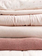 Mamas & Papas x Laura Ashley 2 Pack Floral 100% Cotton Gingham Fitted Cot Bed Sheets - Image 2 of 2