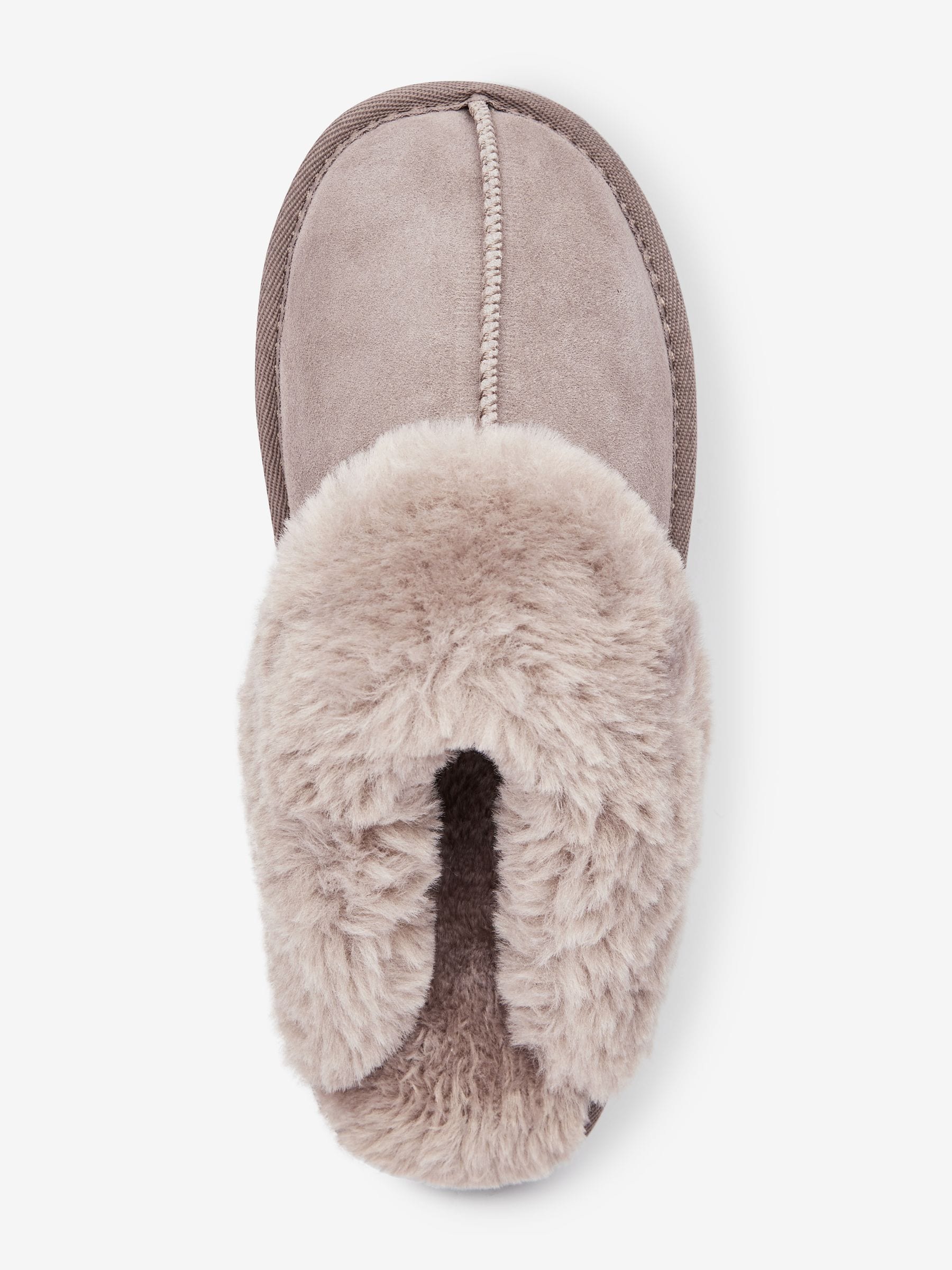 Fur lined slippers shop