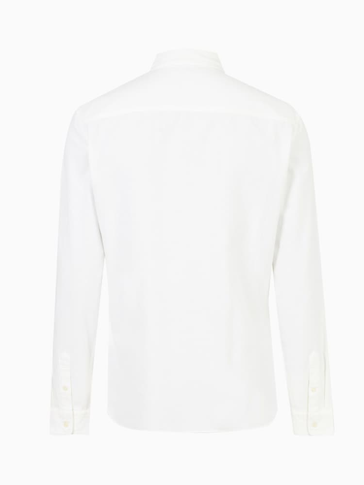 AllSaints White Lovell Long Sleeve 100% Cotton Shirt - Image 5 of 6