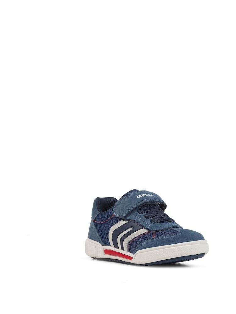 Geox Junior Boys Poseido White Sneakers - Image 2 of 6