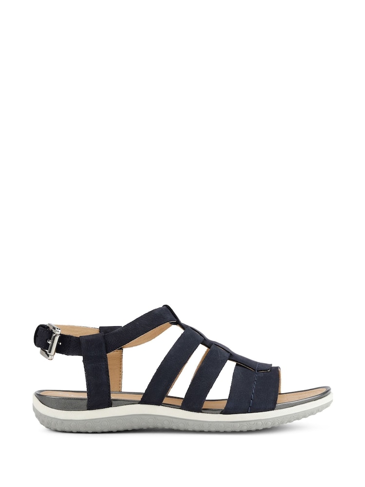 Geox Womens Vega Blue Sandals - Image 1 of 5