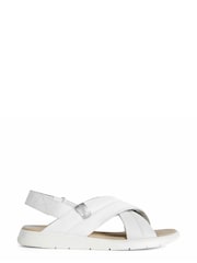 Geox Womens Dandra White Sandals - Image 1 of 5
