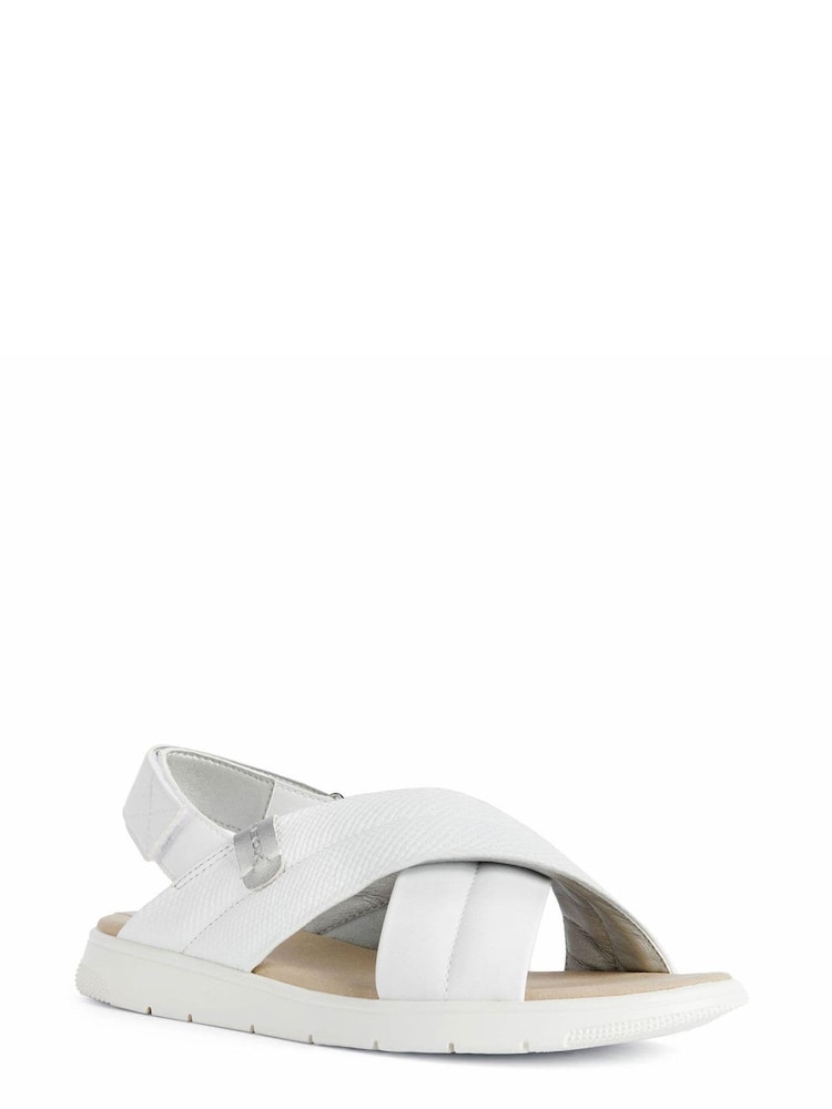 Geox Womens Dandra White Sandals - Image 2 of 5