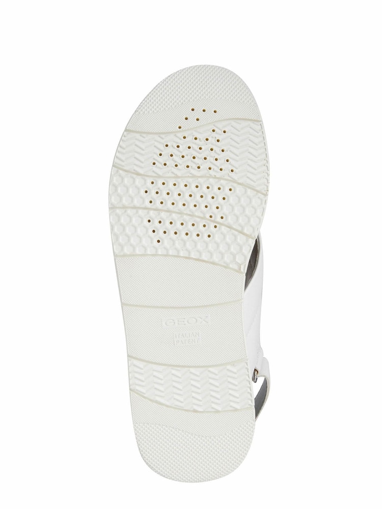 Geox Womens Dandra White Sandals - Image 5 of 5