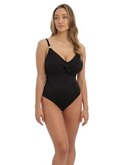 Fantasie Black Full Cup Ottawa Underwire Twist Front Swimsuit - Image 1 of 4