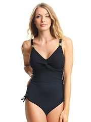 Fantasie Black Full Cup Ottawa Underwire Twist Front Swimsuit - Image 2 of 4