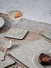 Morris & Co. Set of 6 Grey Strawberry Thief Placemats - Image 1 of 2