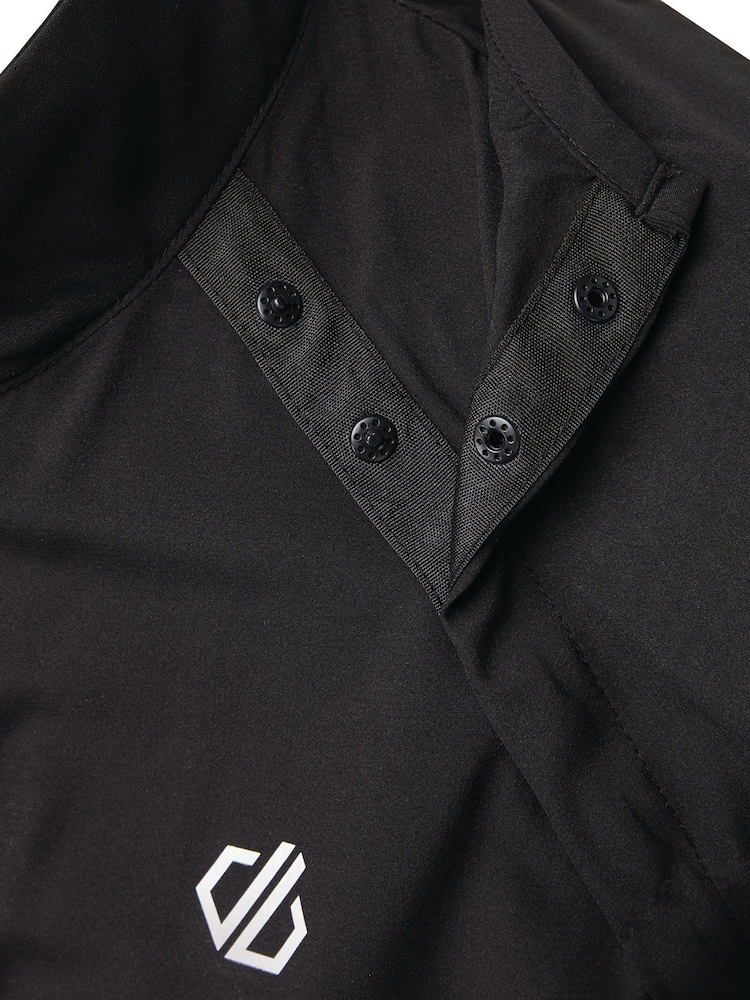 Dare 2B Black Rebound Lightweight Windshell Jacket - Image 10 of 10 Dare 2B Black Rebound Lightweight Windshell Jacket - Image 10 of 10