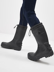 Black Warm Lined Wellies - Image 8 of 8