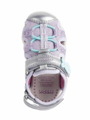 Geox Baby Girl Silver Agasim Sandals - Image 4 of 5
