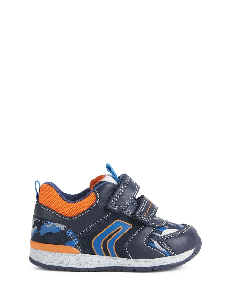 Geox Baby Boys Blue Rishon First Steps Shoes - Image 1 of 5