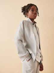 Grey Bomber Bomber Suit Jacket (3-16yrs) - Image 2 of 6