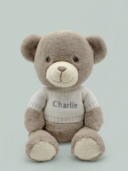 Personalised Frankie 100% Cotton Towel with Hooded Bear by Babyblooms - Image 3 of 7